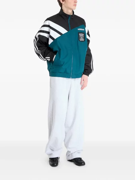 Tricou Adidas alergare cu șireturi din dantelă negru