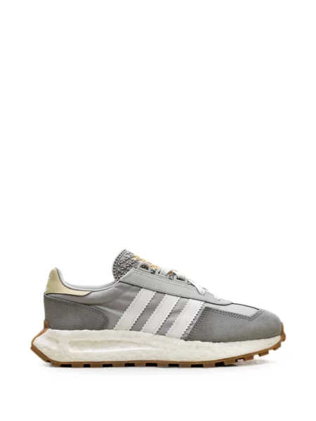 Sneakerși Adidas din piele de căprioară gri