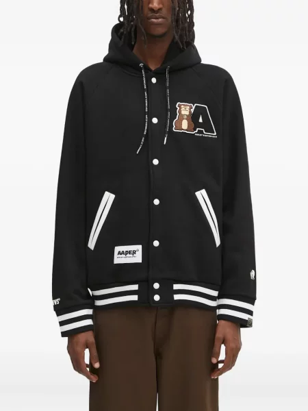 Hanorac cu glugă Aape By A Bathing Ape negru