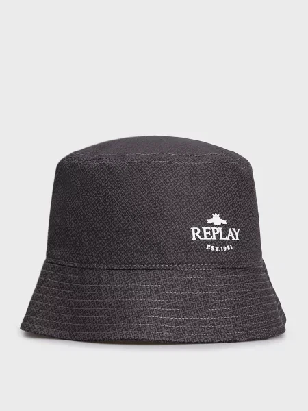 Шляпа Replay серая