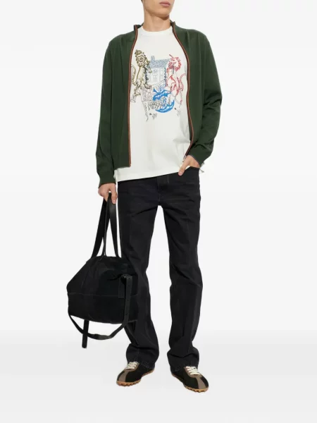 Gulerat cardigan Ps Paul Smith verde