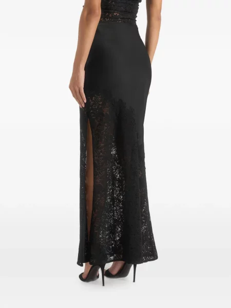 Fusta maxi Manière De Voir din dantelă negru