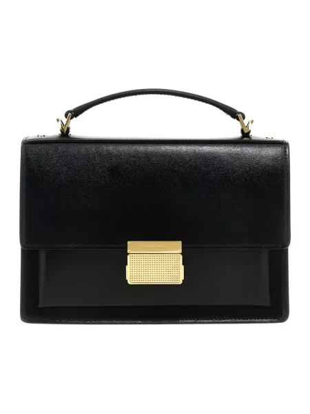 Torebka skórzana Golden Goose skórzana czarna