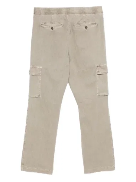 Pantaloni James Perse cu model herringbone