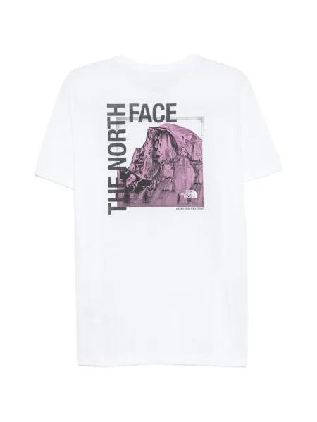 Scurt tricou The North Face alb