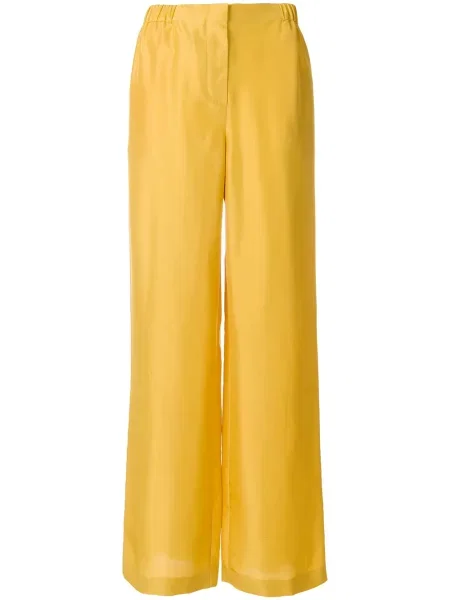 Talie pantaloni Alberta Ferretti evazate galben
