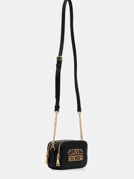 Шкіряна сумочка Love Moschino чорний