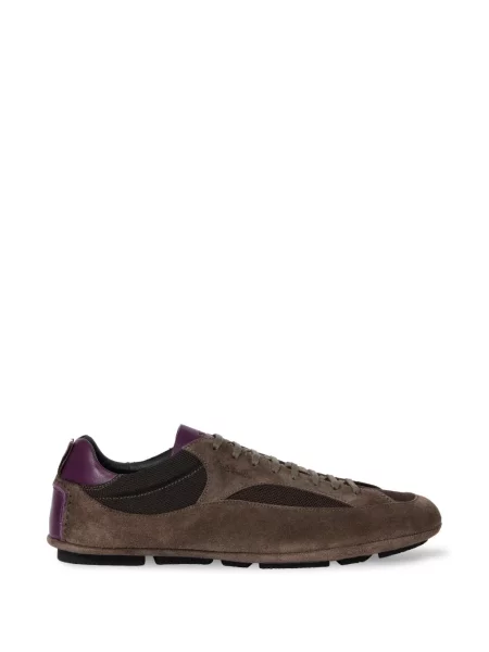Sneakerși Paul Smith din piele maro