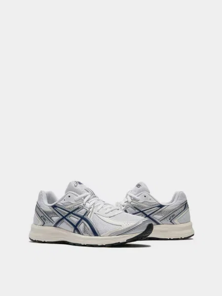 Синтетический кроссовки Asics белые