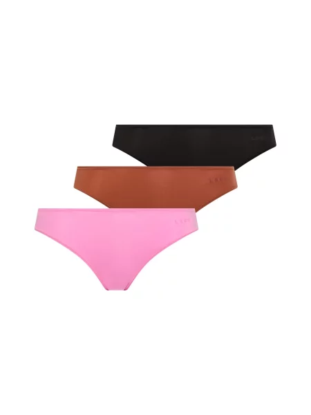 LASCANA Slip maro / roz deschis negru