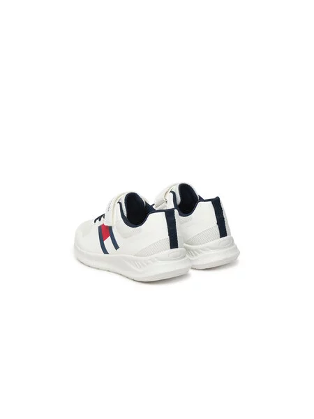 Tommy Hilfiger Tenisice Flag Low Cut Lace-Up/Velcro S bijela