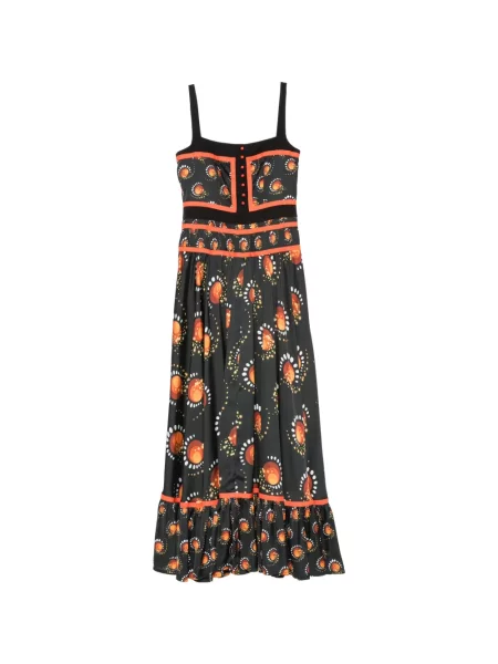 Rochie Rabanne cu imagine negru