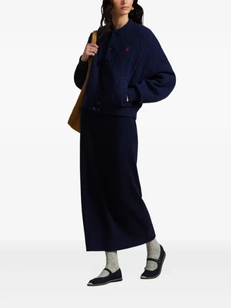Briaunotas pusiau užtrauktukas zomšinės bokseriai Polo Ralph Lauren balta