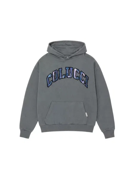 Colucci Majica College modra / temno siva / pastelno roza črna