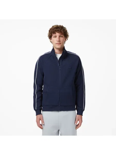 Lacoste Bluza Z Zamkiem Regular Fit granatowa