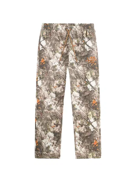 Pantaloni L/ab C/o Off-white cu imagine alergare alb