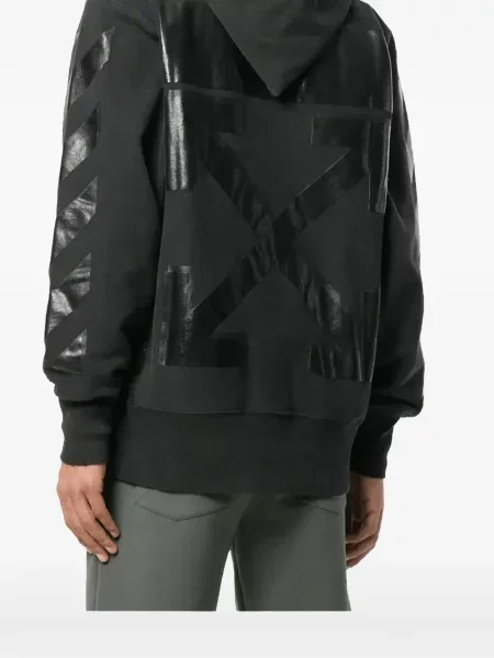 Mikina s kapucňou Off-white biela