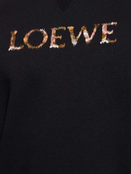 Hanorac Loewe cu broderie negru