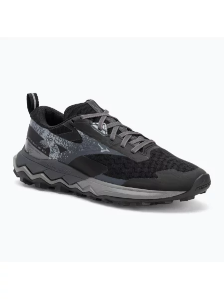 Дамски обувки за бягане Mizuno Wave Ibuki 5 GTX black/metallic grey/quiet shade черно