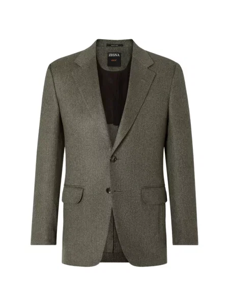 Geacă Zegna din cașmir verde