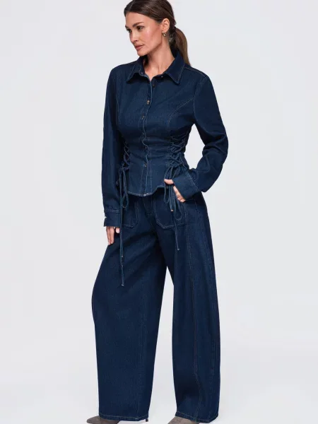 Ombre Bluza mornarsko plava