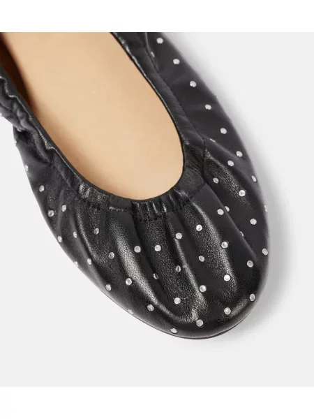 Balerini Isabel Marant din piele negru