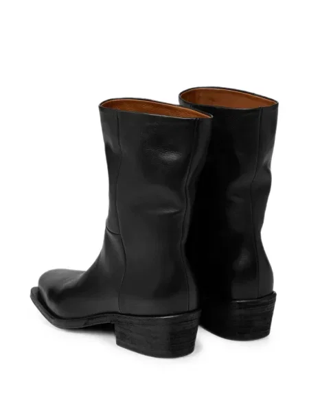 Botine Marsell din piele negru