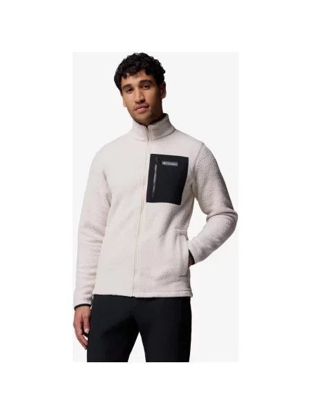 Polar Columbia Jasper Ridge Pebbled Full Zip Kremowy M biały