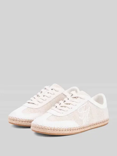 Sneakersy z wyhaftowanym logo Tommy Hilfiger białe