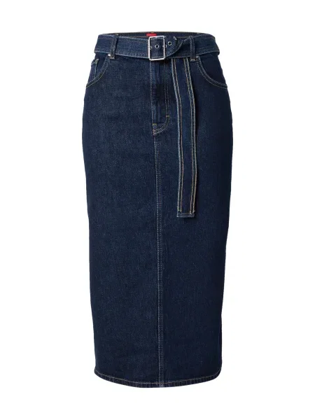 HUGO Jeans suknja tamnoplava