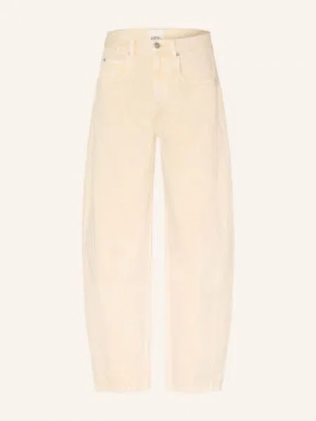 Marant Étoile Barrel Džíny Oriane beige béžové