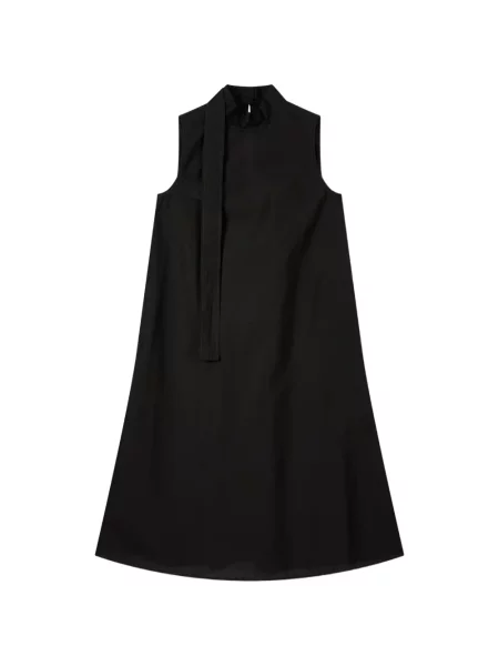 Rochie fără mâneci Tomboy fără mâneci în linie A de costum negru