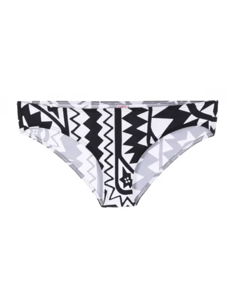 Bikini Eres z nadrukiem ze spandexu czarne