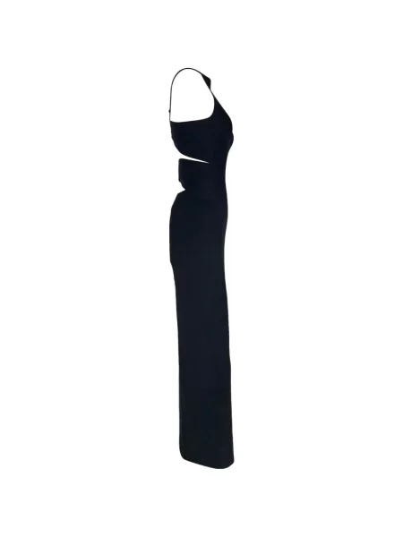 Rochie maxi Galvan London tricotate negru