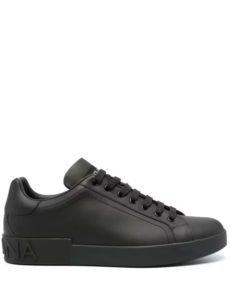 Sneakerși Dolce & Gabbana Portofino din piele negru
