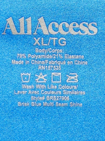 Pantaloni scurți All Access biker albastru