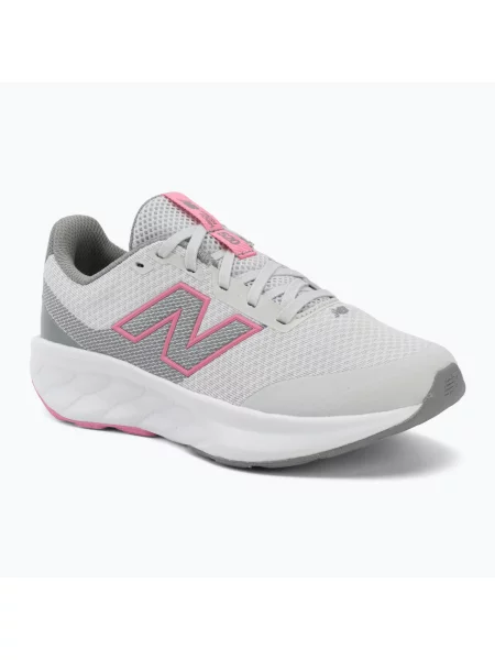 Gyerek futócipők New Balance Lace V9 grey matter/signal pink. Méret: EU szürke