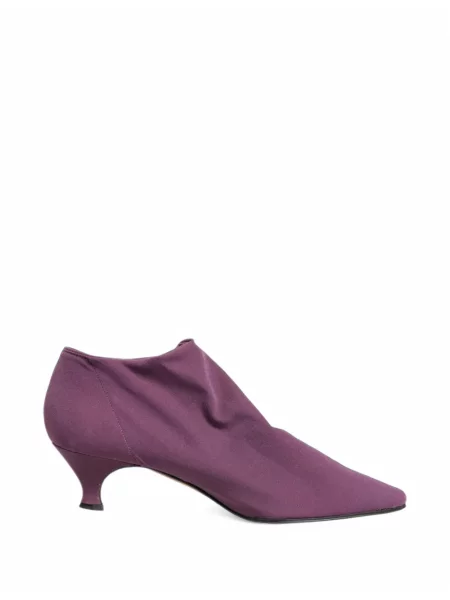 Botine Dolce & Gabbana din piele de căprioară violet