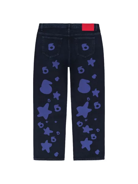 Blugi Sp5der cu imagine albastru