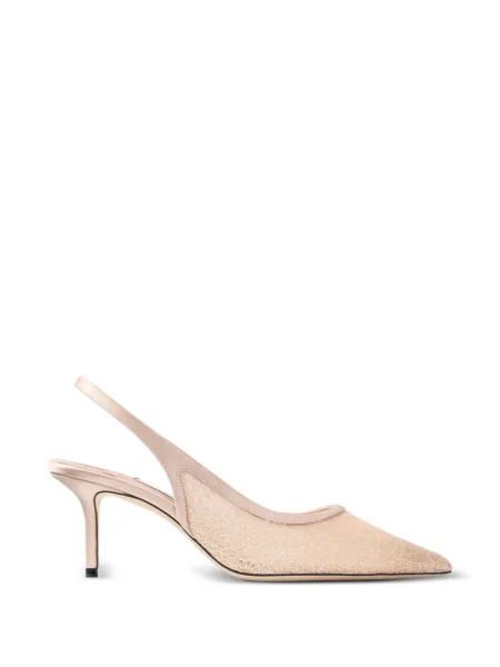 Pantofi cu toc Jimmy Choo slingback roz