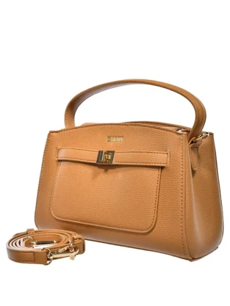 Torebka skórzana Big Star Shoes skórzana brązowa