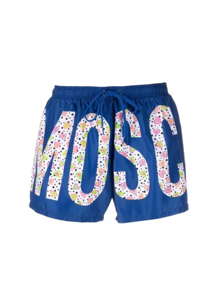 Strój kąpielowy Moschino ze sznurkiem niebieski