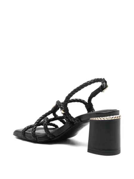 Sandale Ash cu toc bloc negru
