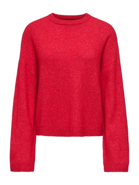ONLY Sveter ONLSimoni ohnivo červená