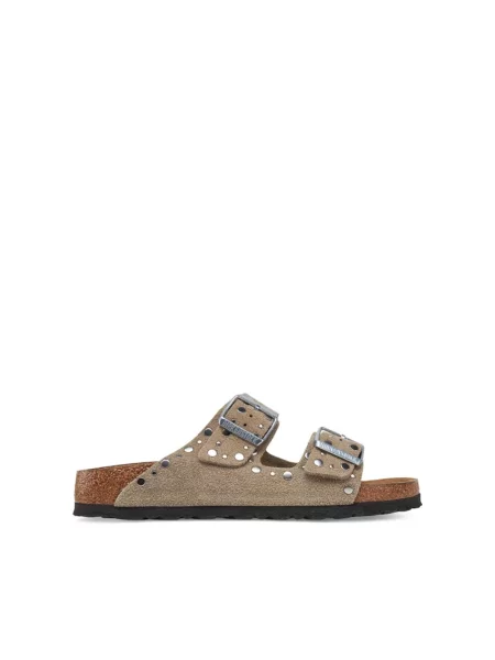 Trampki Birkenstock Arizona Rivets Suede Leather Taupe EUR 38 beżowe