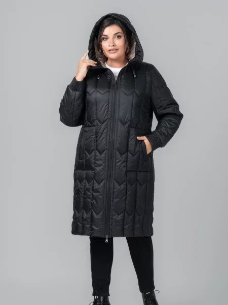 Зимова куртка All Posa бежевий