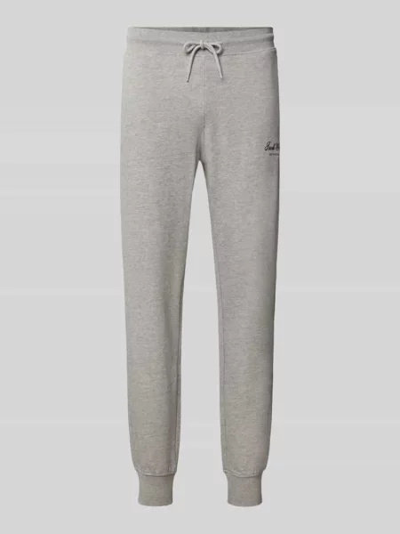 Spodnie dresowe z nadrukiem z logo model GORDON' Jack & Jones