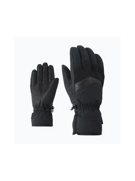Рукавиці лижні ZIENER Gabino black чорні