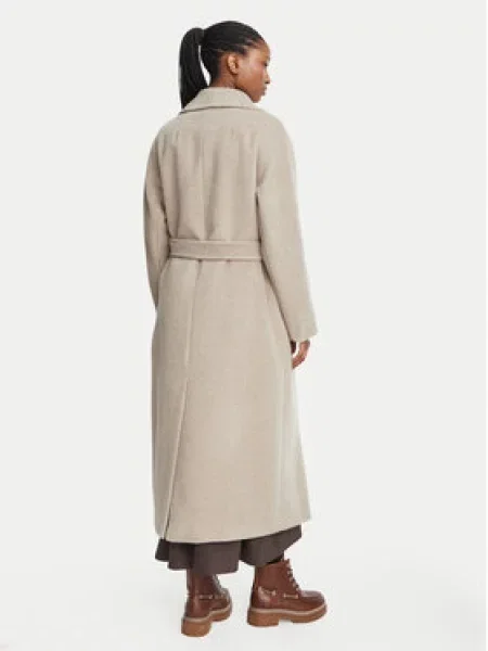 Weekend Max Mara Vilnonis paltas Tempera smėlio