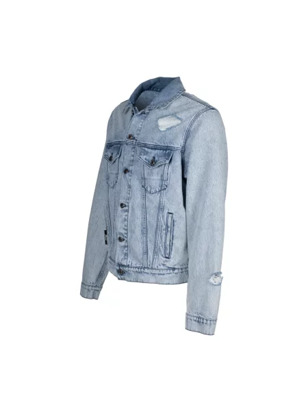 Kurtka jeansowa Msgm niebieska